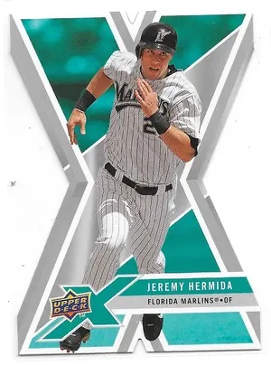 2008 UD X Die-Cut #44 Jeremy Hermida