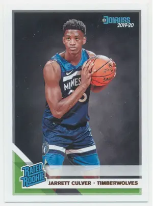 2019-20 Panini Donruss - Jarrett Culver #205 Rated Rookie