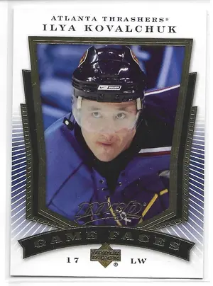 2007-08 MVP Game Faces #GF4 Ilya Kovalchuk