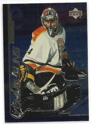 1999-00 UD Gold Reserve #163 Roberto Luongo (Young Guns)