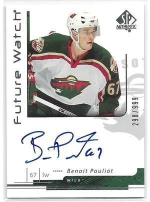 2006-07 SP Authentic #194 Benoit Pouliot RC (298/999)