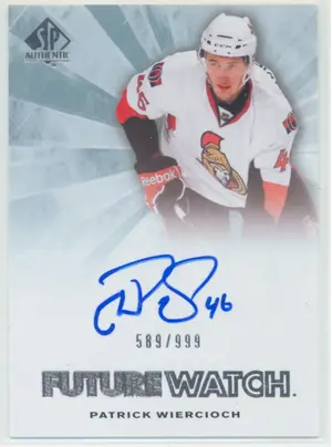 2011-12 SP AUTHENTIC - PATRICK WIERCIOCH #269 FUTURE WATCH 589/999