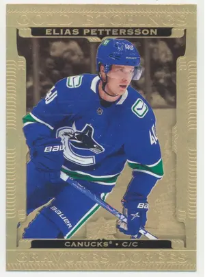 2022-23 TIM HORTONS - ELIAS PETTERSSON #G-11 GOLD ETCHINGS