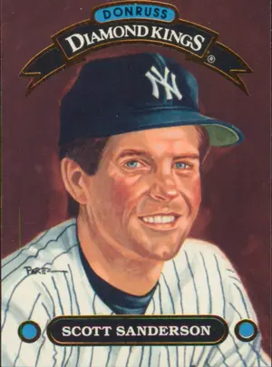 1992 Donruss - Scott Sanderson #DK-10 Diamond Kings