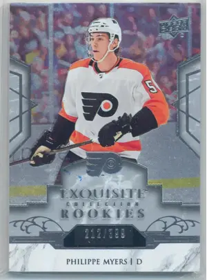 2019-20 ICE - PHILIPPE MYERS #R19 EXQUISITE COLLECTION PLATINUM ROOKIES 212/399