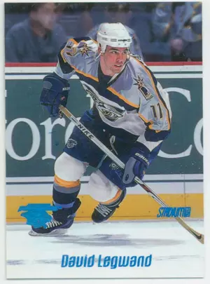 1999-00 STADIUM CLUB - DAVID LEGWAND #200 ROOKIE