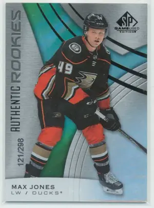 2019-20 SP GAME USED - MAX JONES #115 RAINBOW 121/298