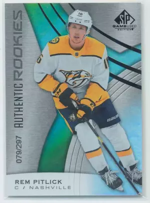 2019-20 SP GAME USED - REM PITLICK #199 RAINBOW 79/297