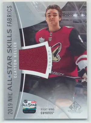 2019-20 SP GAME USED - CLAYTON KELLER #AS-CK ALL-STAR SKILLS FABRICS
