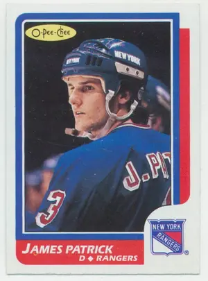 1986-87 O-PEE-CHEE - JAMES PATRICK #113