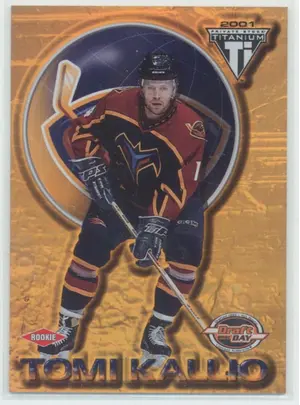 2000-01 TITANIUM DRAFT DAY EDITION - TOMI KALLIO #103 485/1000