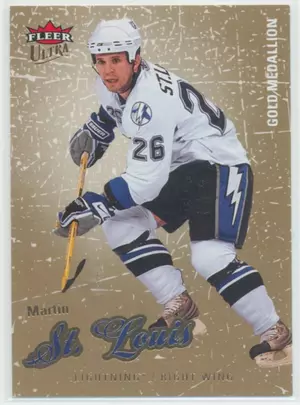 2008-09 FLEER ULTRA - MARTIN ST. LOUIS #85 GOLD MEDALLION