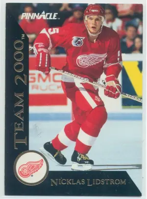 1992-93 PINNACLE (USA) - NICKLAS LIDSTROM #3 TEAM 2000