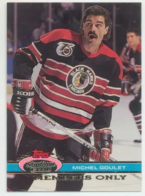1991 STADIUM CLUB - MICHEL GOULET #NNO MEMBERS ONLY