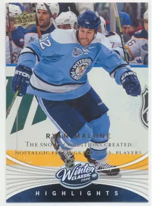 2008-09 UPPER DECK - RYAN MALONE #WC11 WINTER CLASSIC