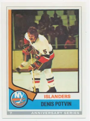 1992-93 O-PEE-CHEE - DENIS POTVIN #7 ANNIVERSARY SERIES