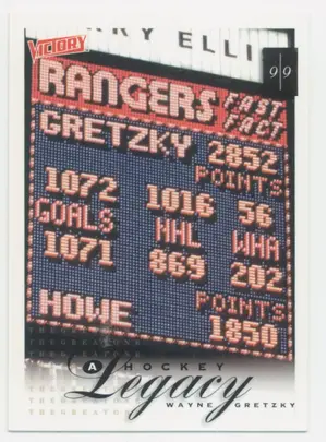 1999-00 VICTORY - WAYNE GRETZKY #430 A HOCKEY LEGACY