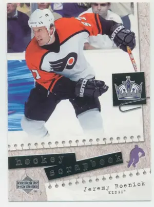 2005-06 UPPER DECK - JEREMY ROENICK #HS27 HOCKEY SCRAPBOOK