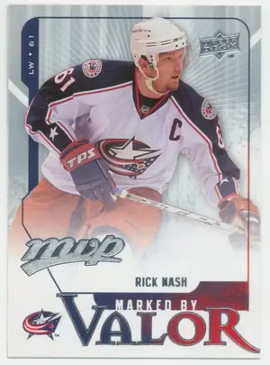 2008-09 MVP - RICK NASH #MV13 MARKED BY VALOR
