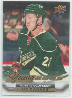 2015-16 UPPER DECK - GUSTAV OLOFSSON #C235 UD CNAVAS YOUNG GUNS