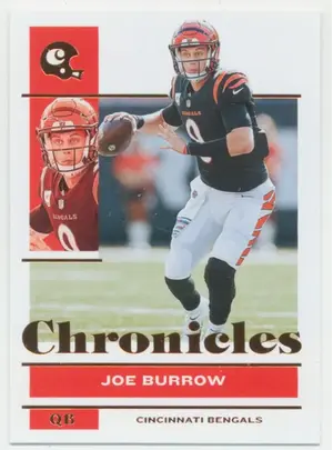 2021 Chronicles - Joe Burrow #16 Bronze Parallel