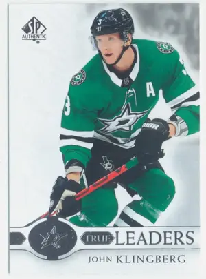 2020-21 SP AUTHENTIC - JOHN KLINGBERG #TL-JK TRUE LEADERS