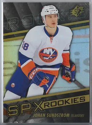 2014-15 SPx #121 Johan Sundstrom RC