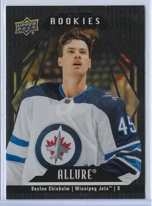 2022-23 Allure Black Rainbow #103 Declan Chisholm