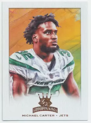 2021 Chronicles - Michael Carter #GK-14 Gridiron Kings Bronze Parallel