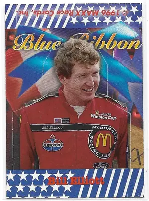 1996 Maxx Blue Ribbon #BR3 Bill Elliott