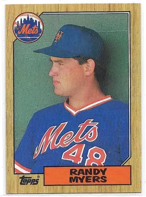 1987 Topps #213 Randy Myers RC