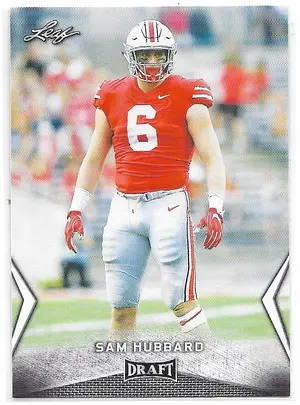 2018 Leaf Draft #55 Sam Hubbard