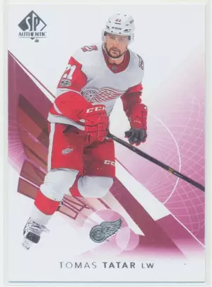 2017-18 SP AUTHENTIC - TOMAS TATAR #47 LIMITED RED