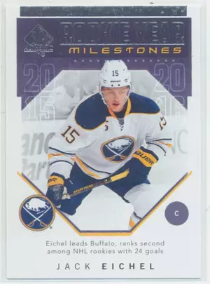 2018-19 SP AUTHENTIC - JACK EICHEL #RYM-JE ROOKIE YEAR MILESTONES
