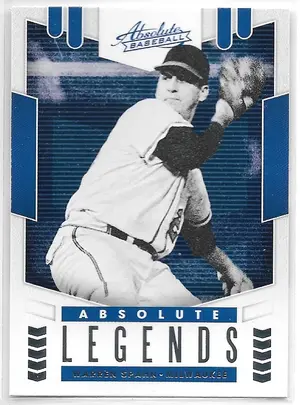 2020 Absolute Legends #AL18 Warren Spahn