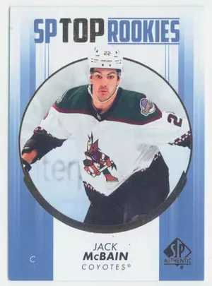 2022-23 SP AUTHENTIC - JACK McBAIN #TR-40 TOP ROOKIES BLUE