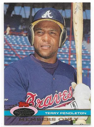 1991 Stadium Club Members Only #24 Terry Pendleton