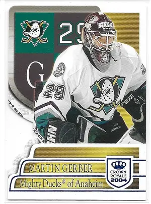 2003-04 Crown Royale Blue #2 Martin Gerber (675/850)