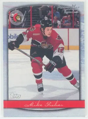 1999-00 TOPPS PREMIER PLUS - MIKE FISHER #113 ROOKIE
