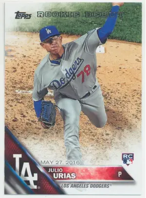 2016 Topps Update - Julio Urias #US136 RC