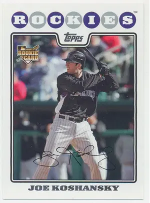 2008 Topps - Joe Koshansky #236 RC