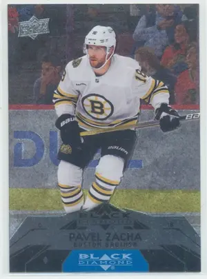 2023-24 UPPER DECK EXTENDED - PAVEL ZACHA #BD-7 2007-08 BLACK DIAMOND RETRO