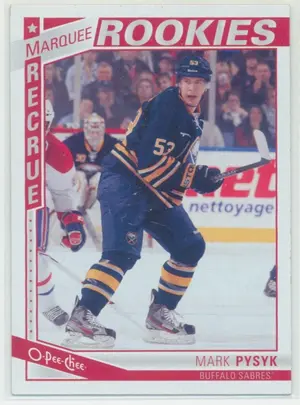 2013-14 O-PEE-CHEE - MARK PYSYK #564 MARQUEE ROOKIES