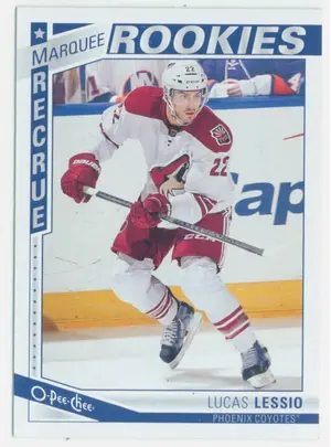 2013-14 O-PEE-CHEE - LUCAS LESSIO #619 MARQUEE ROOKIES