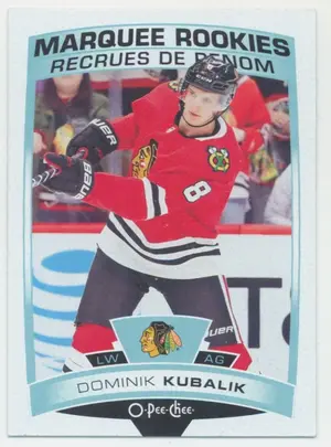 2019-20 O-PEE-CHEE - DOMINIK KUBALIK #630 MARQUEE ROOKIES