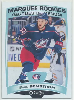 2019-20 O-PEE-CHEE - EMIL BEMSTROM #631 MARQUEE ROOKIES