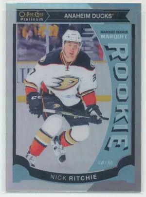 2015-16 O-PEE-CHEE PLATINUM - NICK RITCHIE #M49 MARQUEE ROOKIE RAINBOW