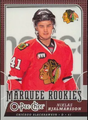 2008-09 O-PEE-CHEE - NIKLAS HJALMARSSON #549 MARQUEE ROOKIES