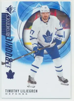 2020-21 SP - TIMOTHY LILJEGREN #125 SP ROOKIE AUTHENTICS BLUE