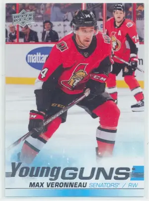 2019-20 UPPER DECK - MAX VERONNEAU #482 YOUNG GUNS